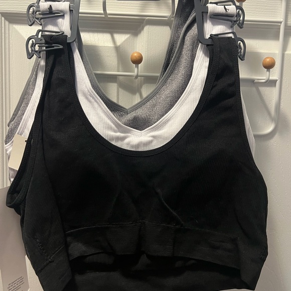 Kathy Ireland Black Plus Too Comfort Racerback Bralette Set - Plus, Size: US 2XL - Picture 3 of 3